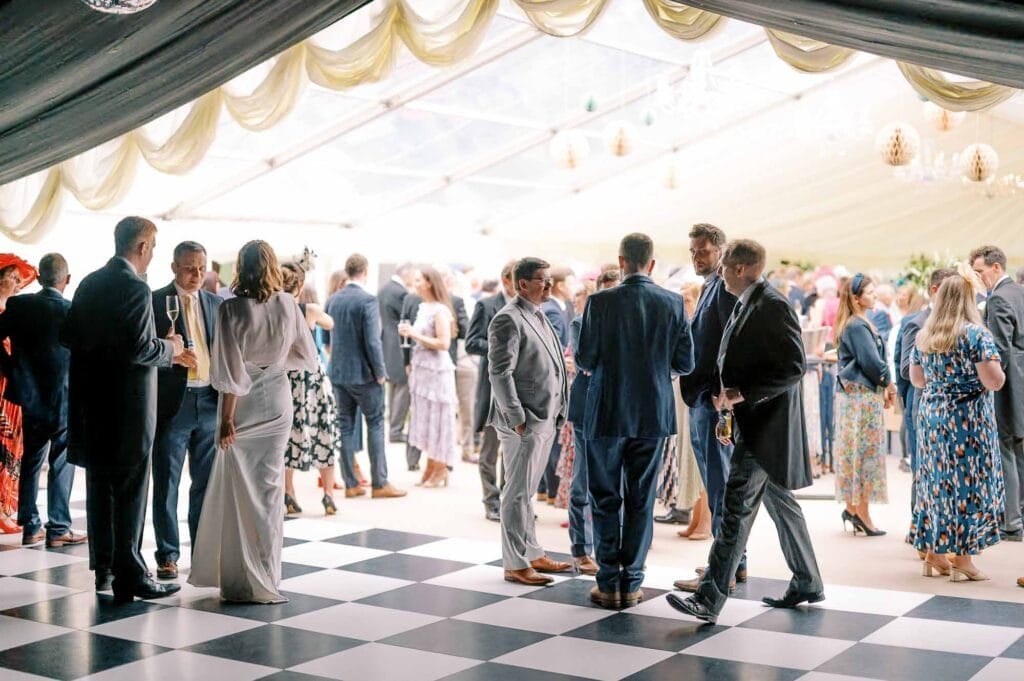 Yorkshire wedding garden marquee007